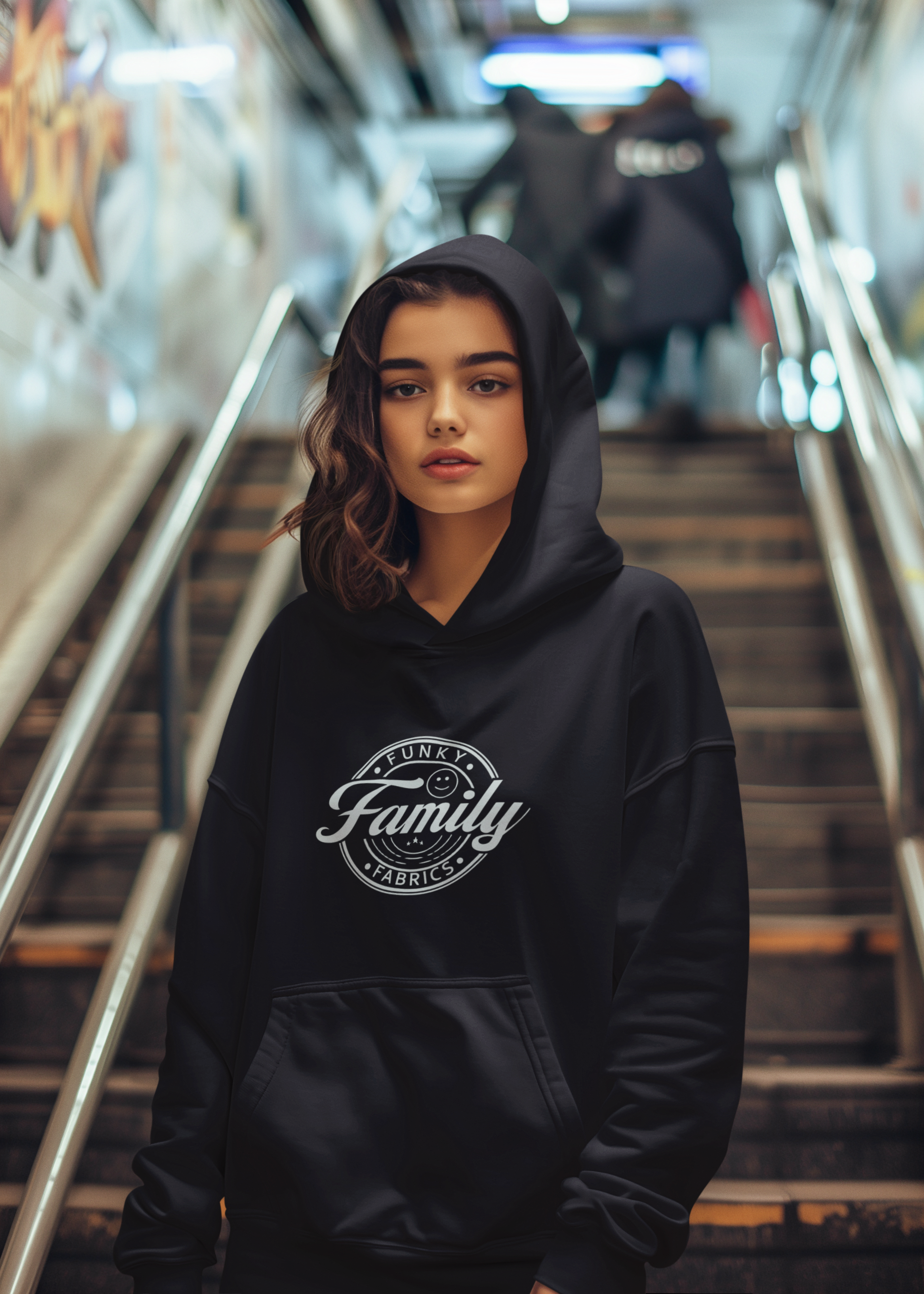 Funky Family Fabrics Hoodie