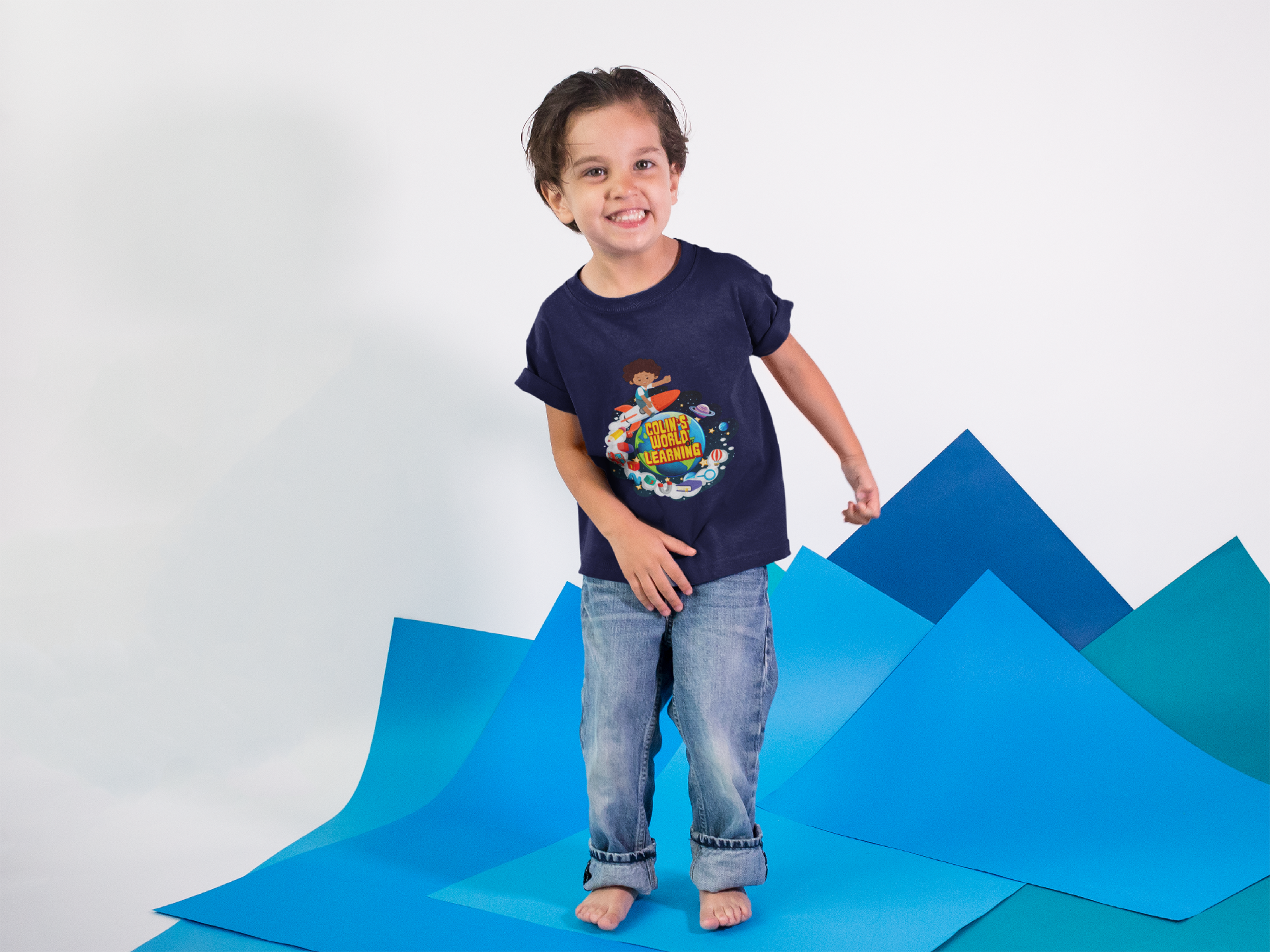 Colin's World of Learning Graphic T-Shirt