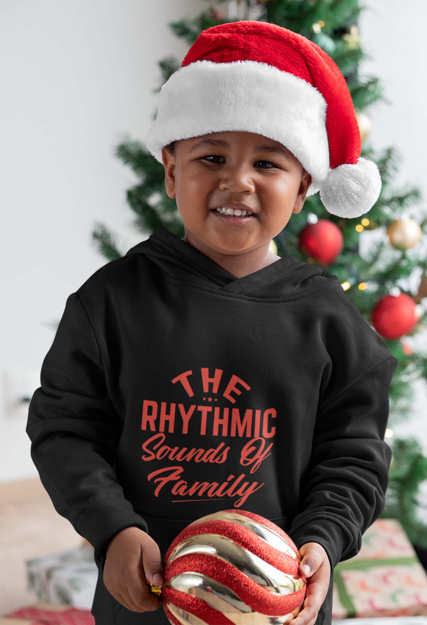 Pink Kids' Hoodie – The Rhythmic Sounds of Family
