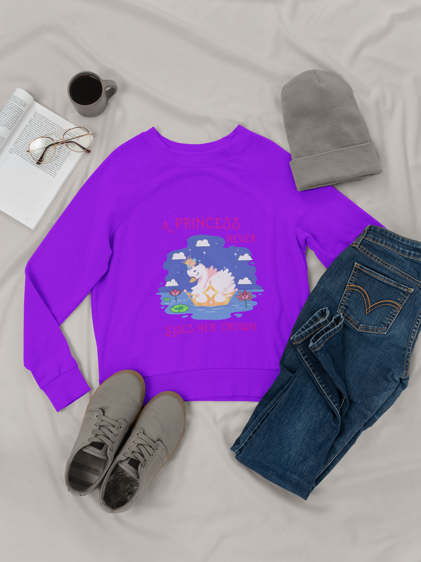 Purple Princess Sweatshirt