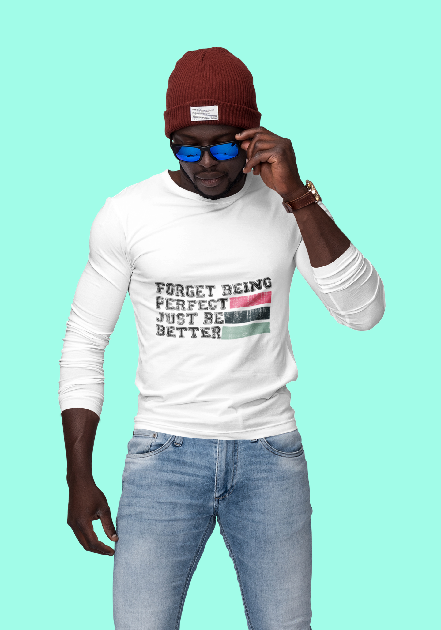 Motivational Graphic Long Sleeve T-shirt