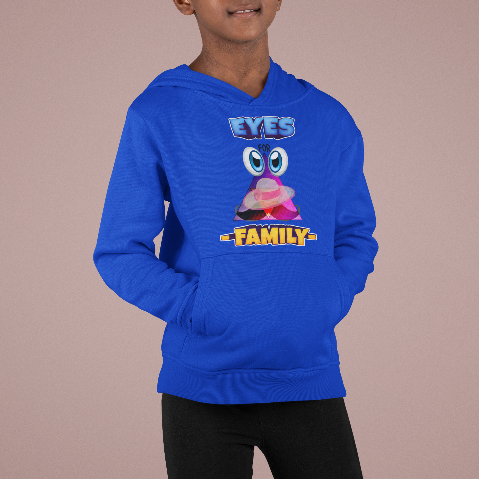 Eyes for Family Kids Hoodie