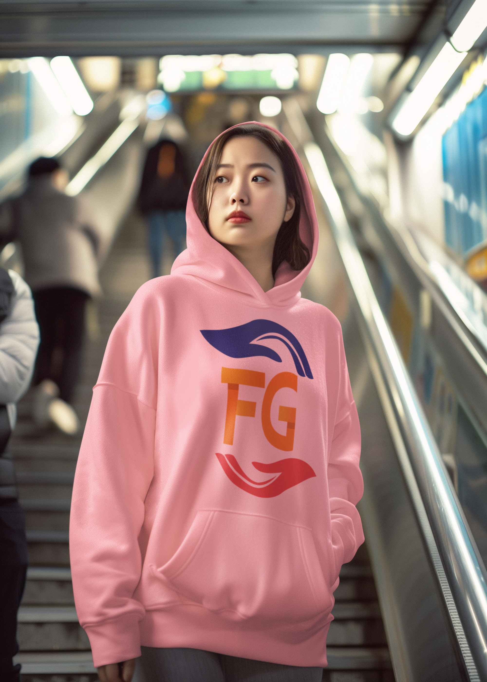 FG Logo Mint Hoodie