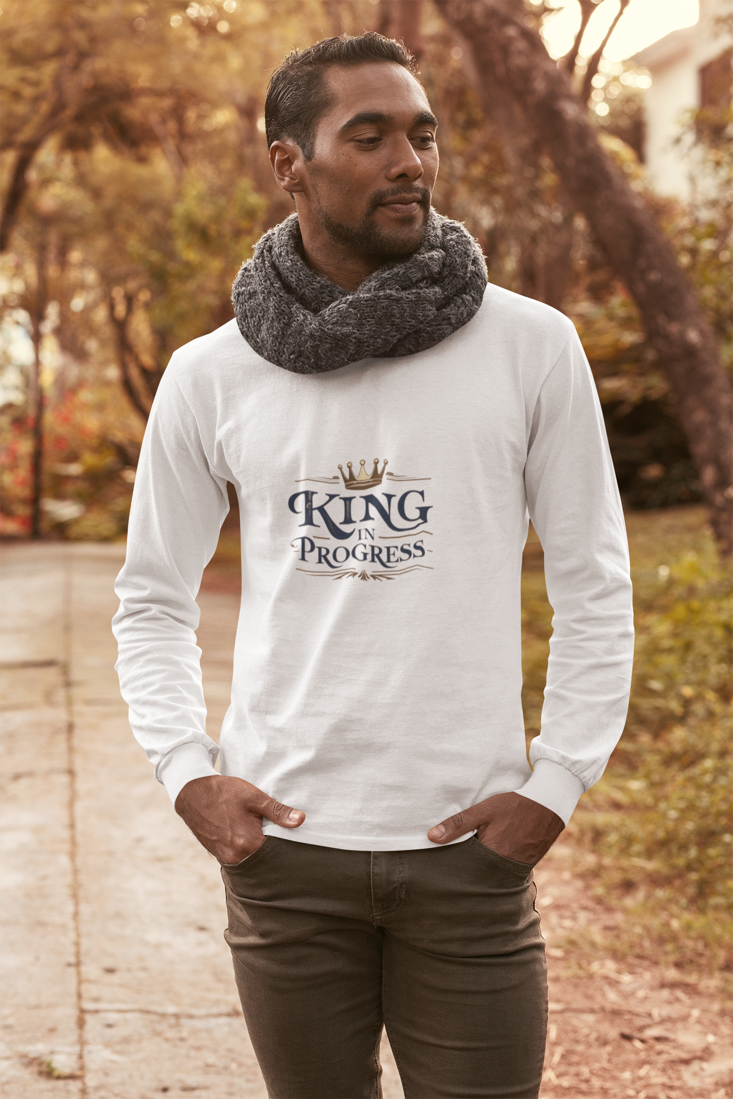 King in Progress Long Sleeve Shirt
