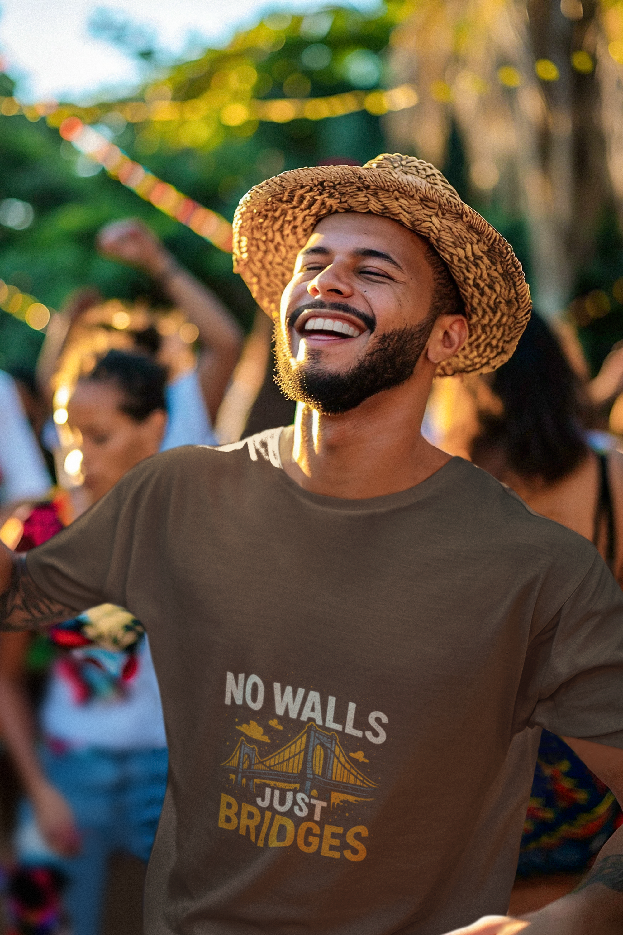 No Walls Just Bridges T-shirt