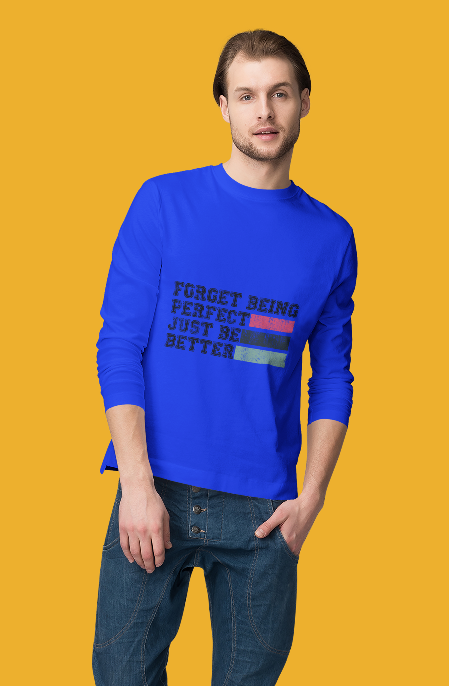 Motivational Graphic Long Sleeve T-shirt