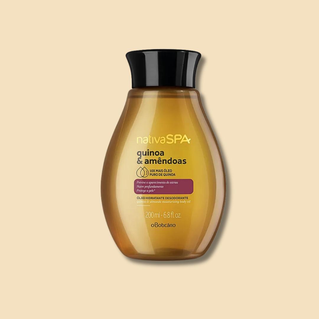 Kit de quinoa Nativa SPA: loção corporal(400lm) e óleo corporal (200ml)