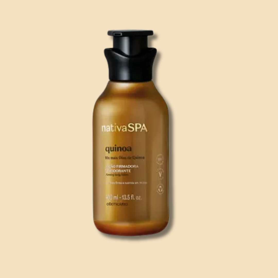 Kit de quinoa Nativa SPA: loção corporal(400lm) e óleo corporal (200ml)