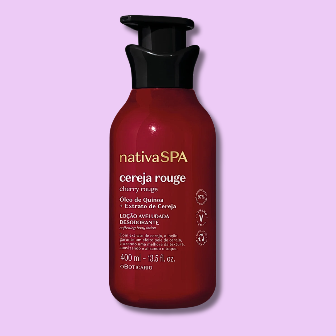 Loção Desodorante Nativa SPA Cereja Rouge