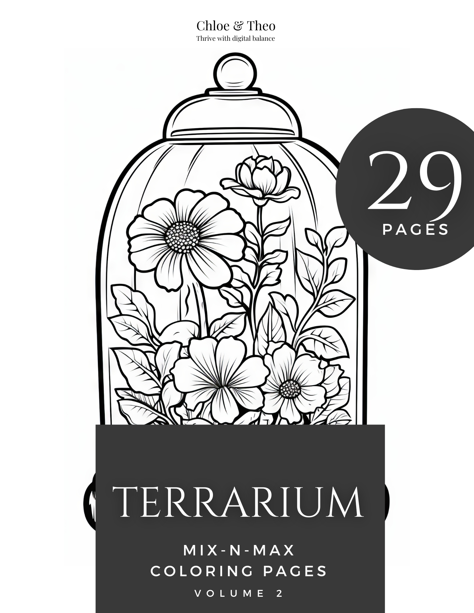 Terrarium Mix-n-Max Coloring Pages
