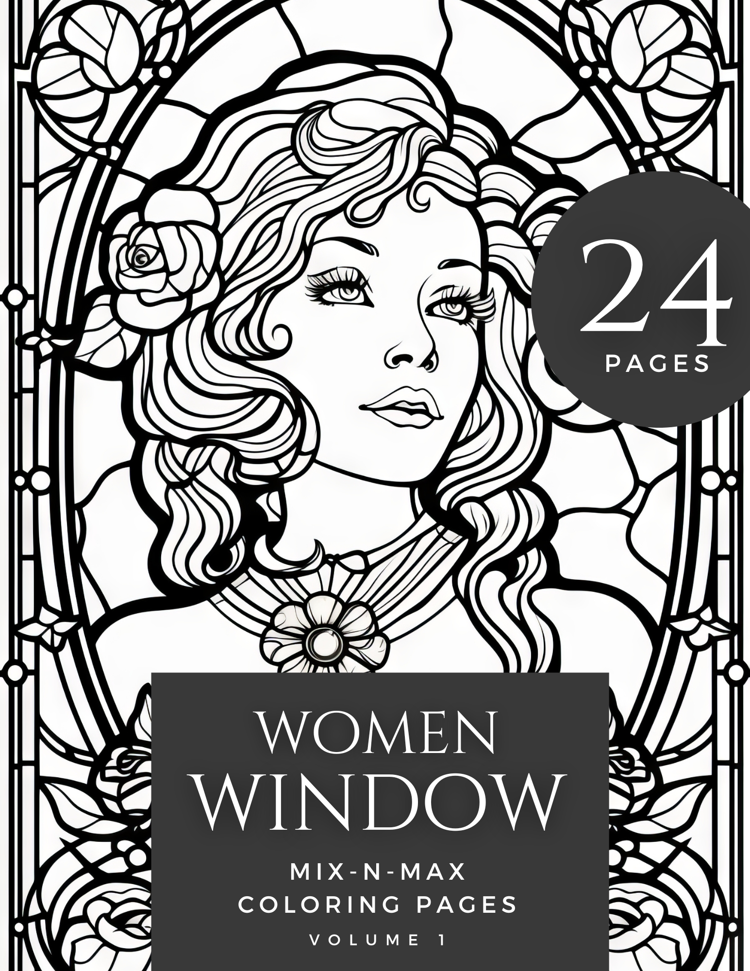 Women Window Coloring Book