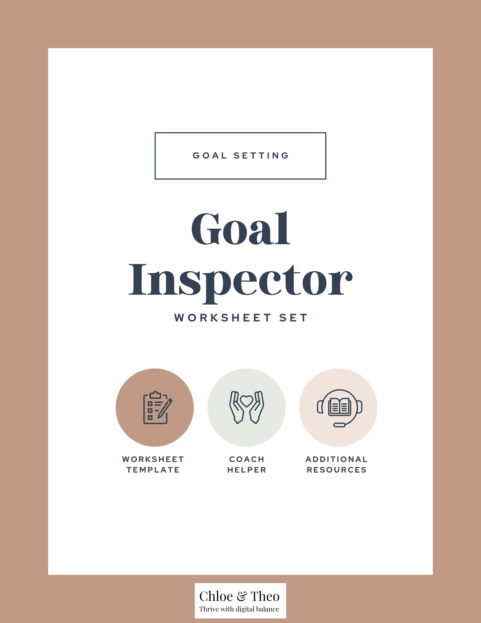 Goal Setting Worksheet Bundle