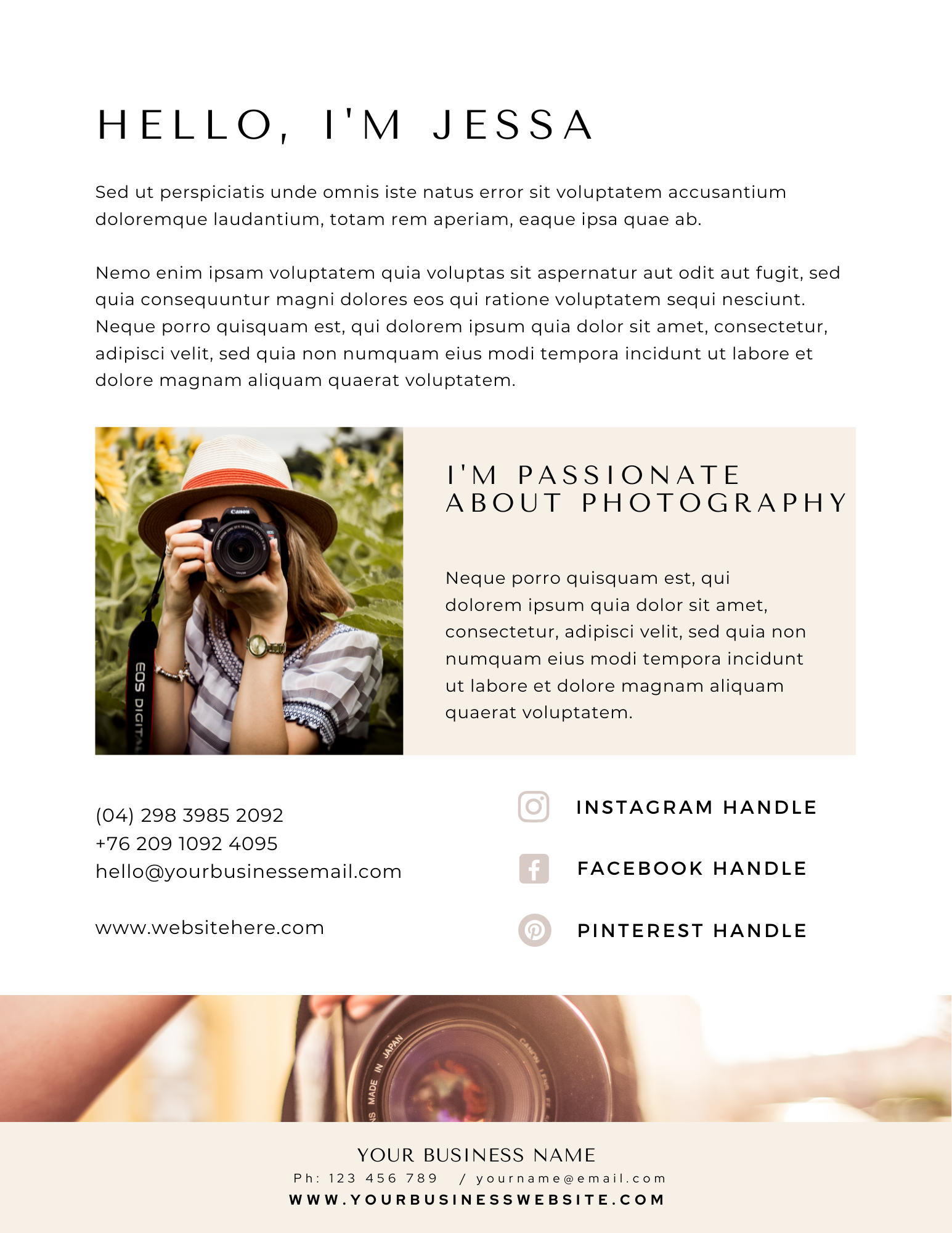 Photography Pricing Guide For Clients