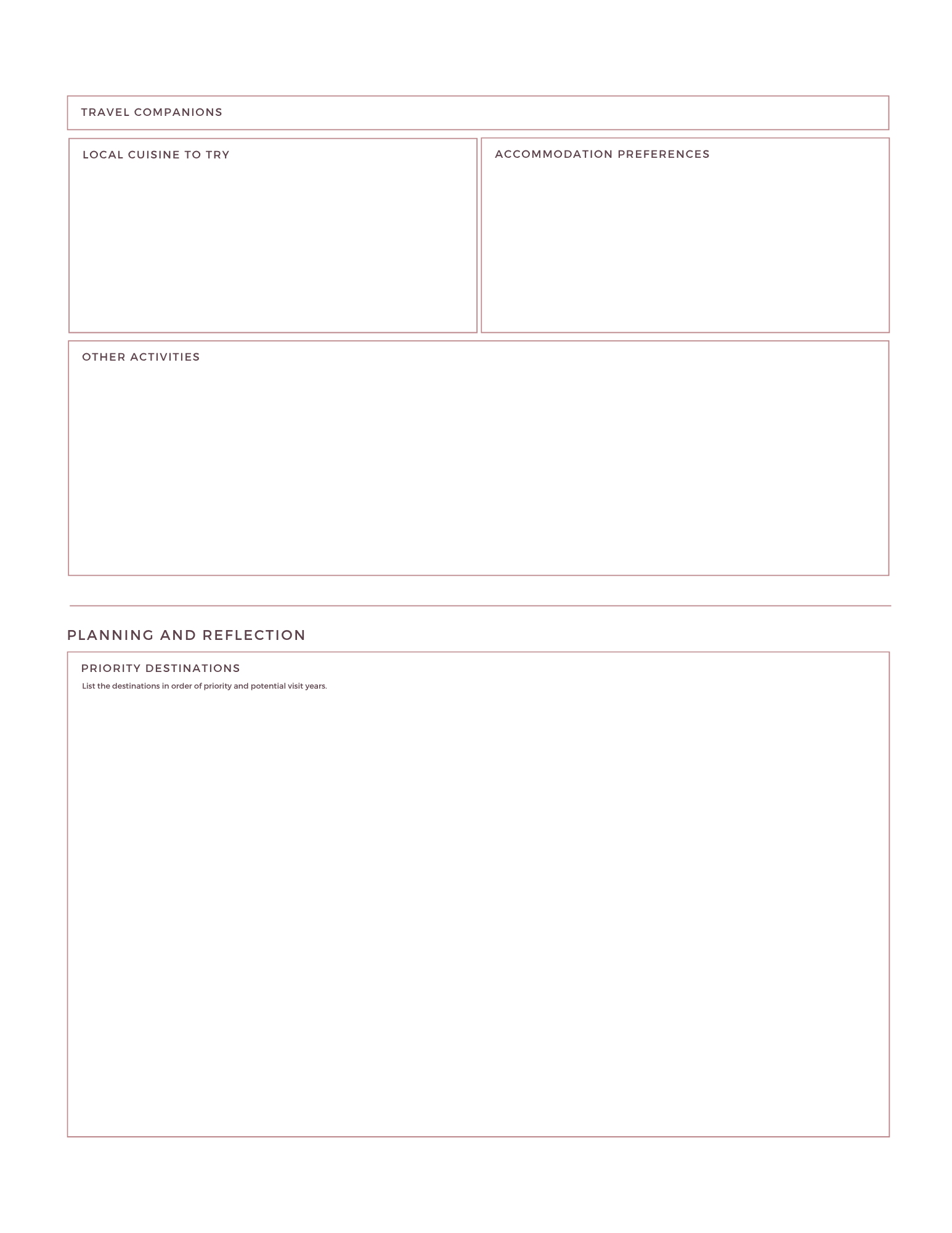 The Complete Bucket List Planner