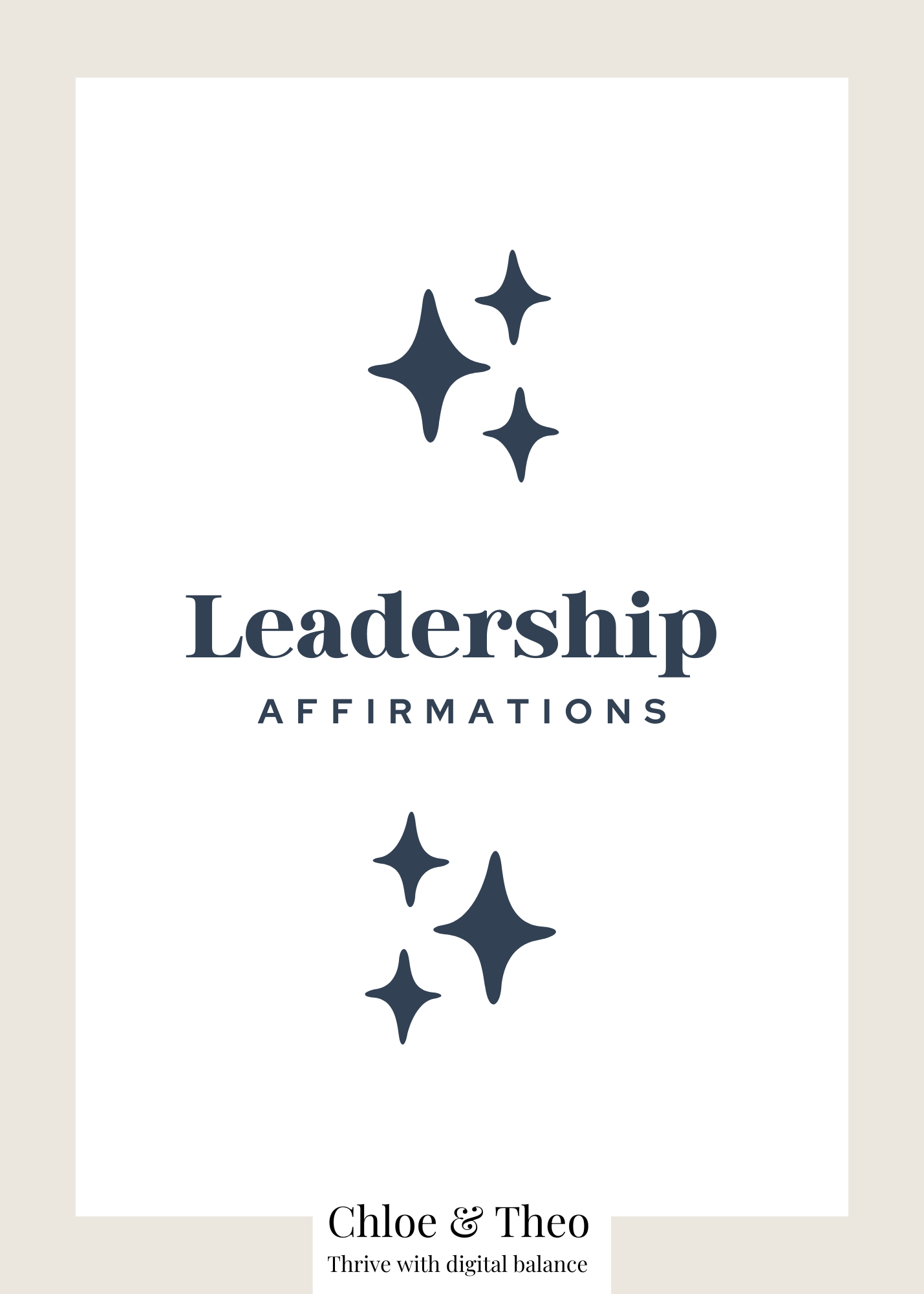 Communication Skills & Leadership Affirmations