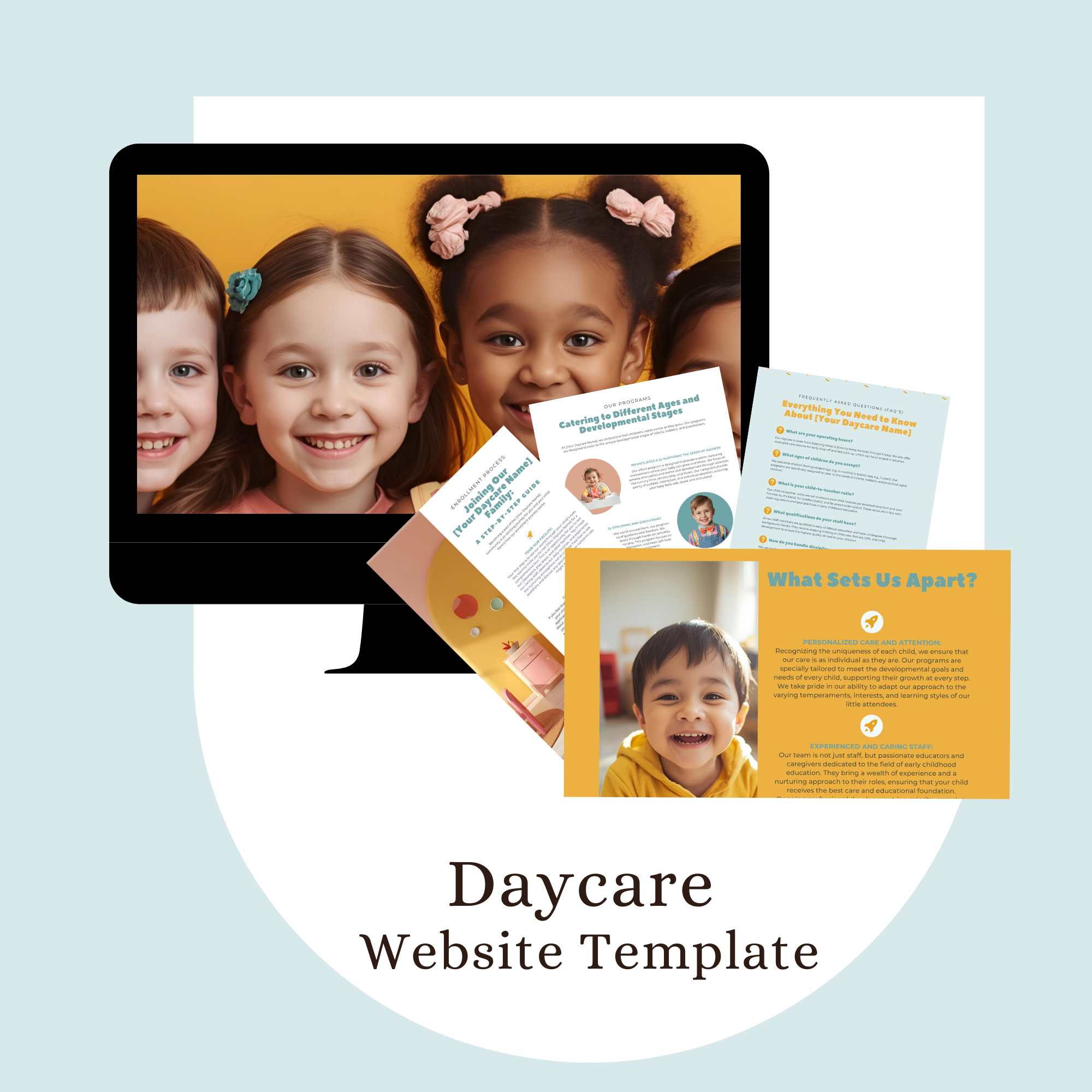 Daycare Cantre Website Template 