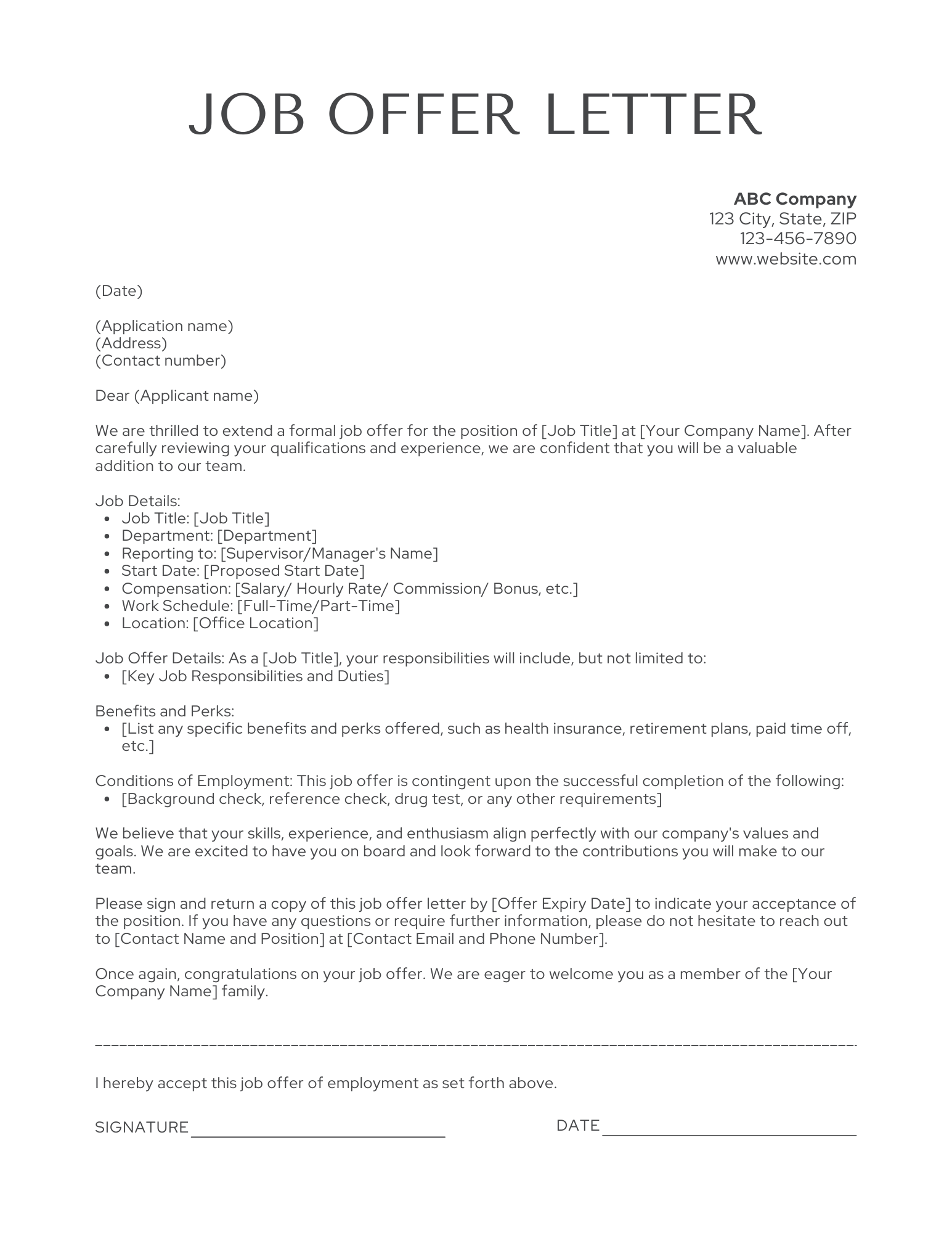 Hiring Checklist & Onboarding/Integration New Employee Template 