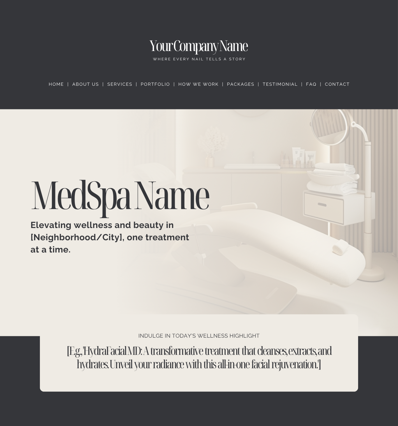 MedSpa Website Template