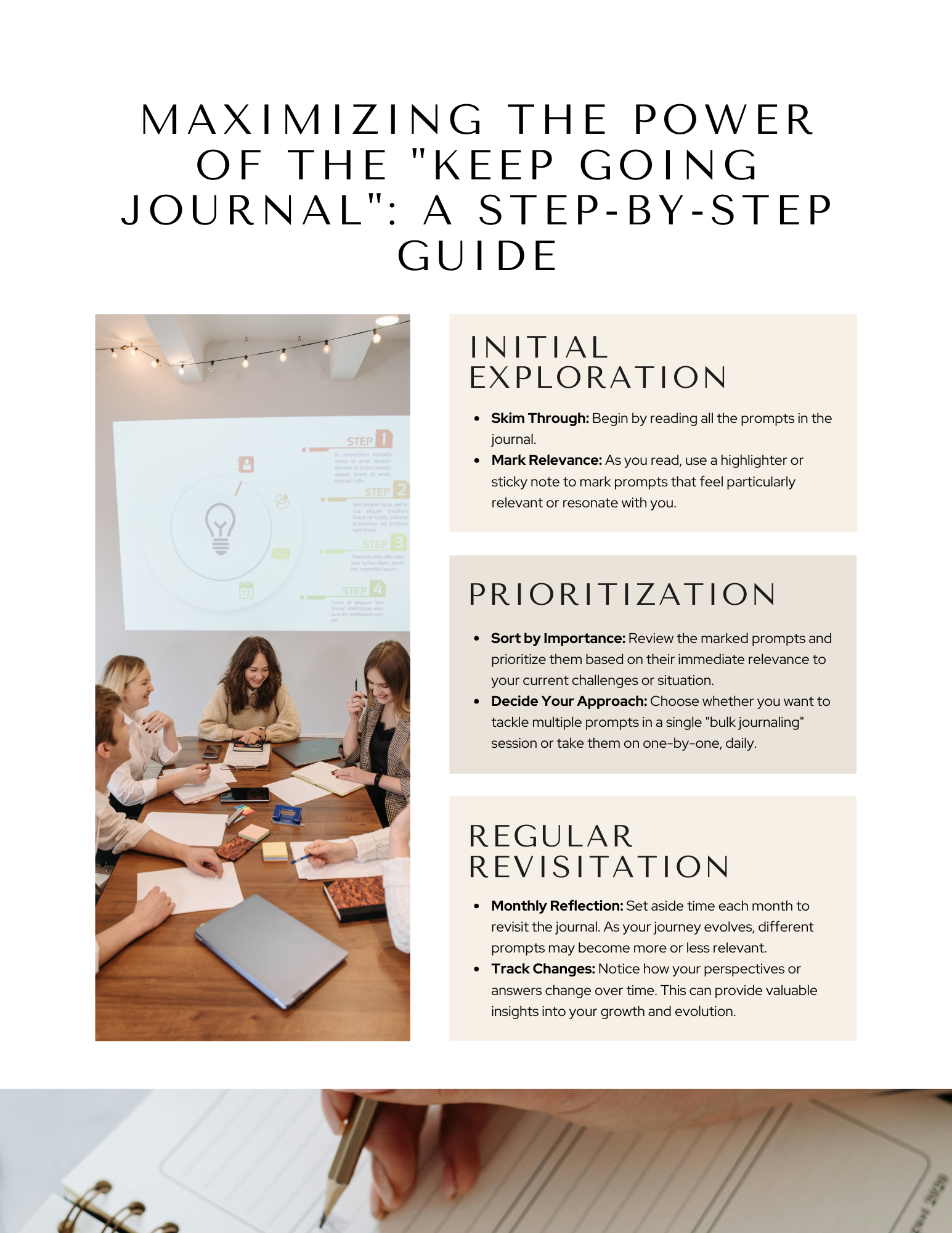 Purpose, Passion & Persistence Journal (entrepreneur)