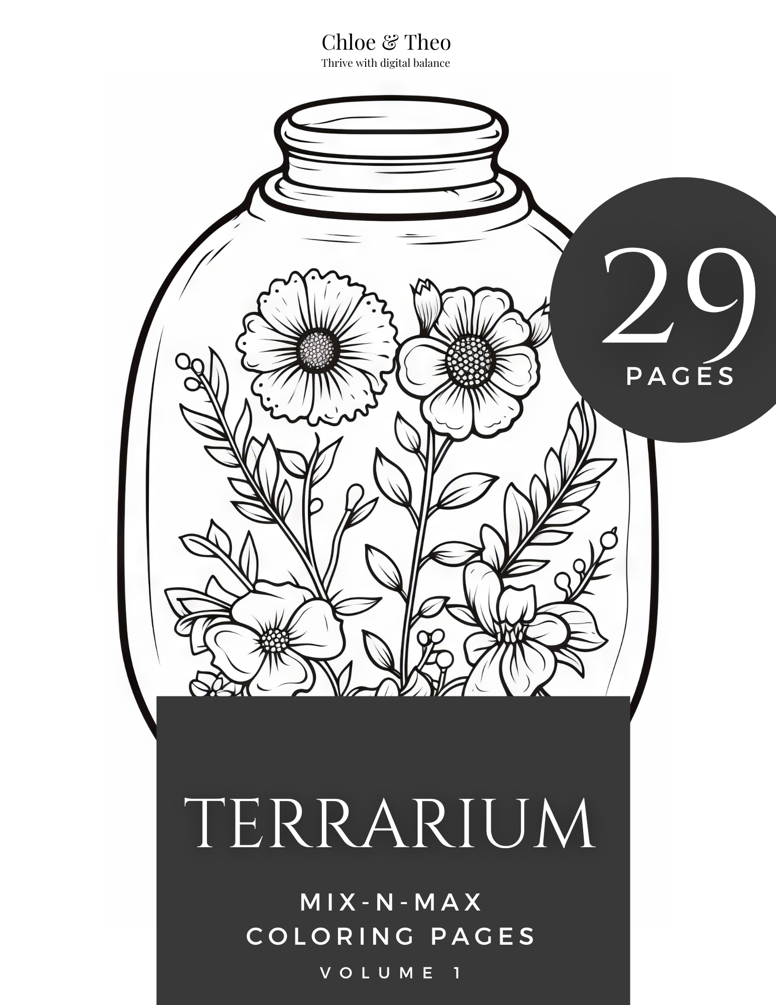 Terrarium Mix-n-Max Coloring Pages
