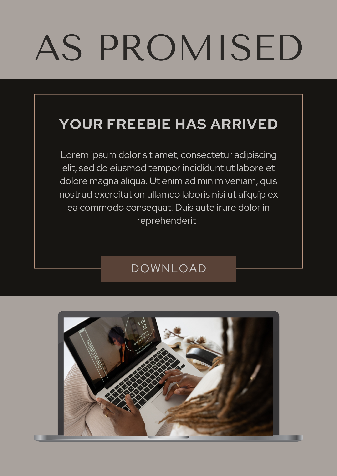 Virtual Assistant Email/Newsletters Template 