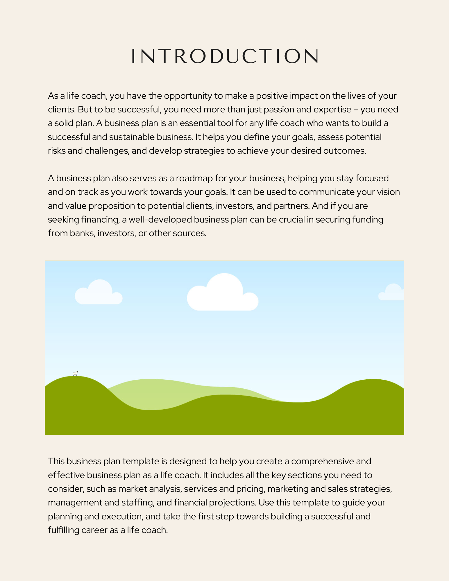 Life Coach Business Plan