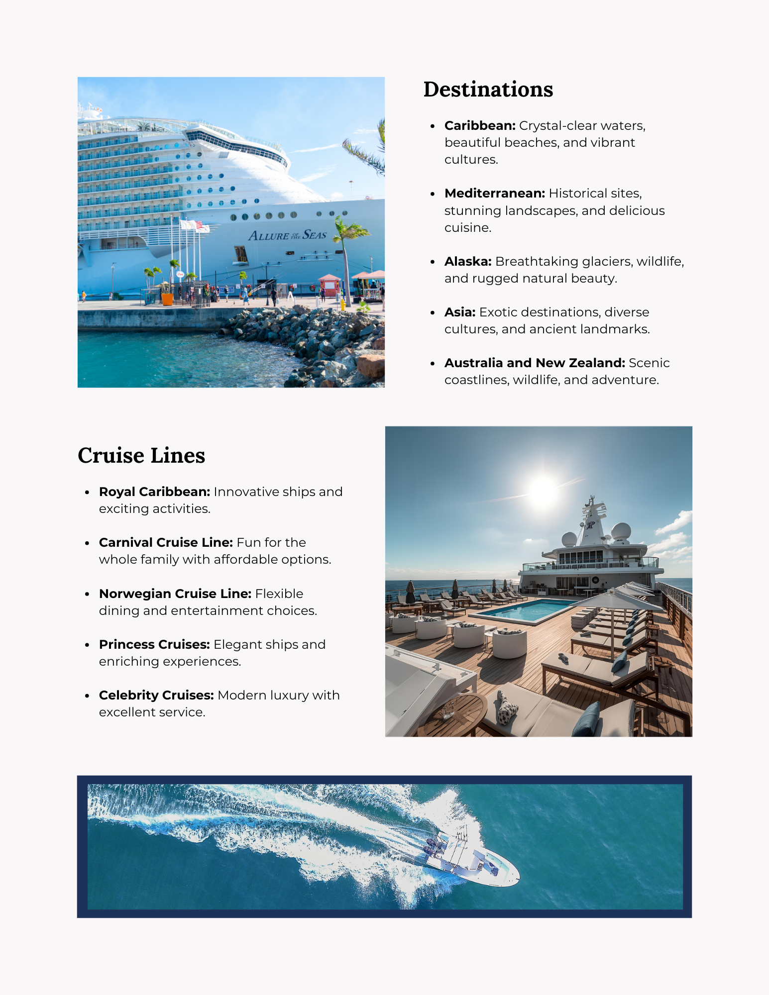 Travel Agency Cruise Guide for Clients 