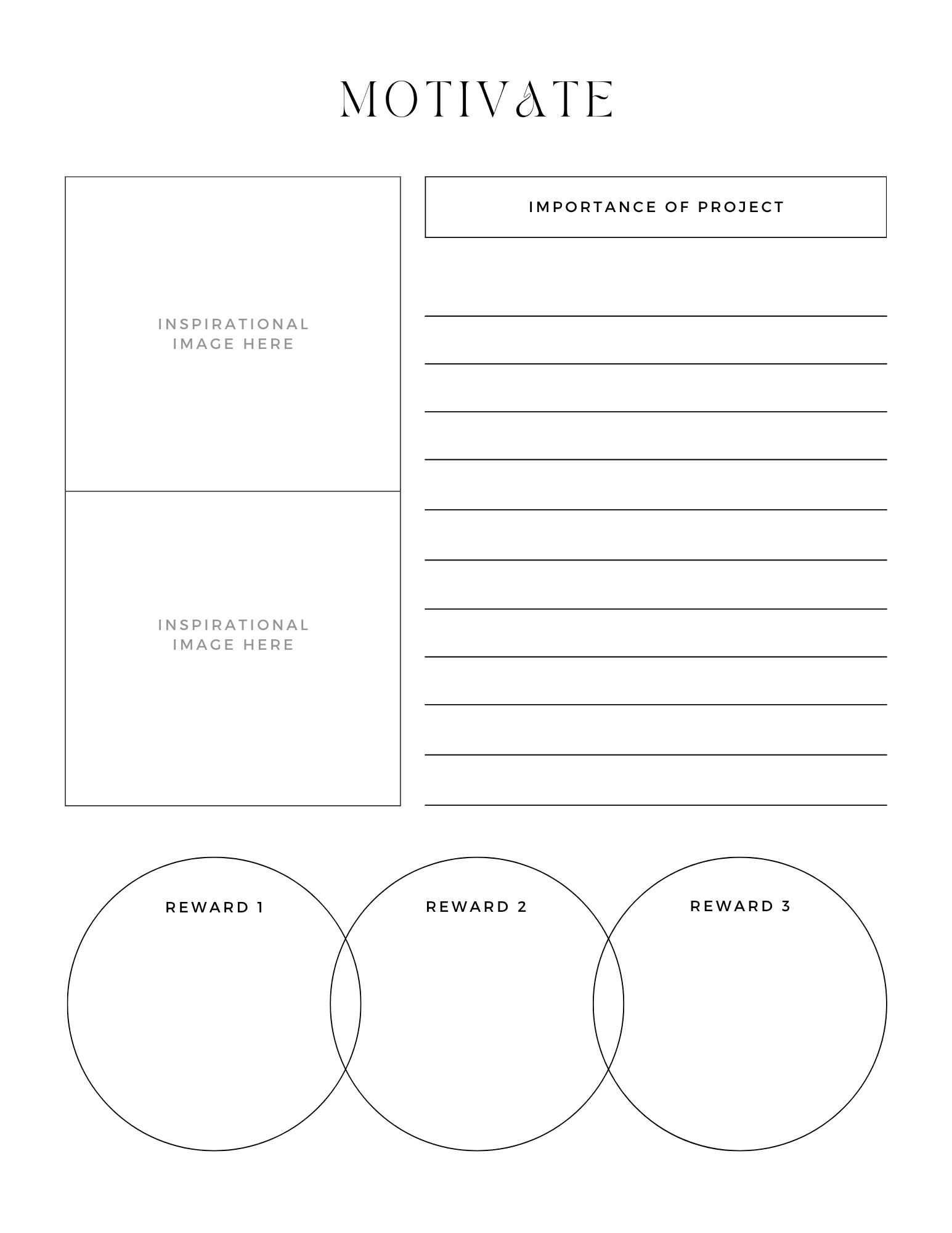 Photography Project Planner