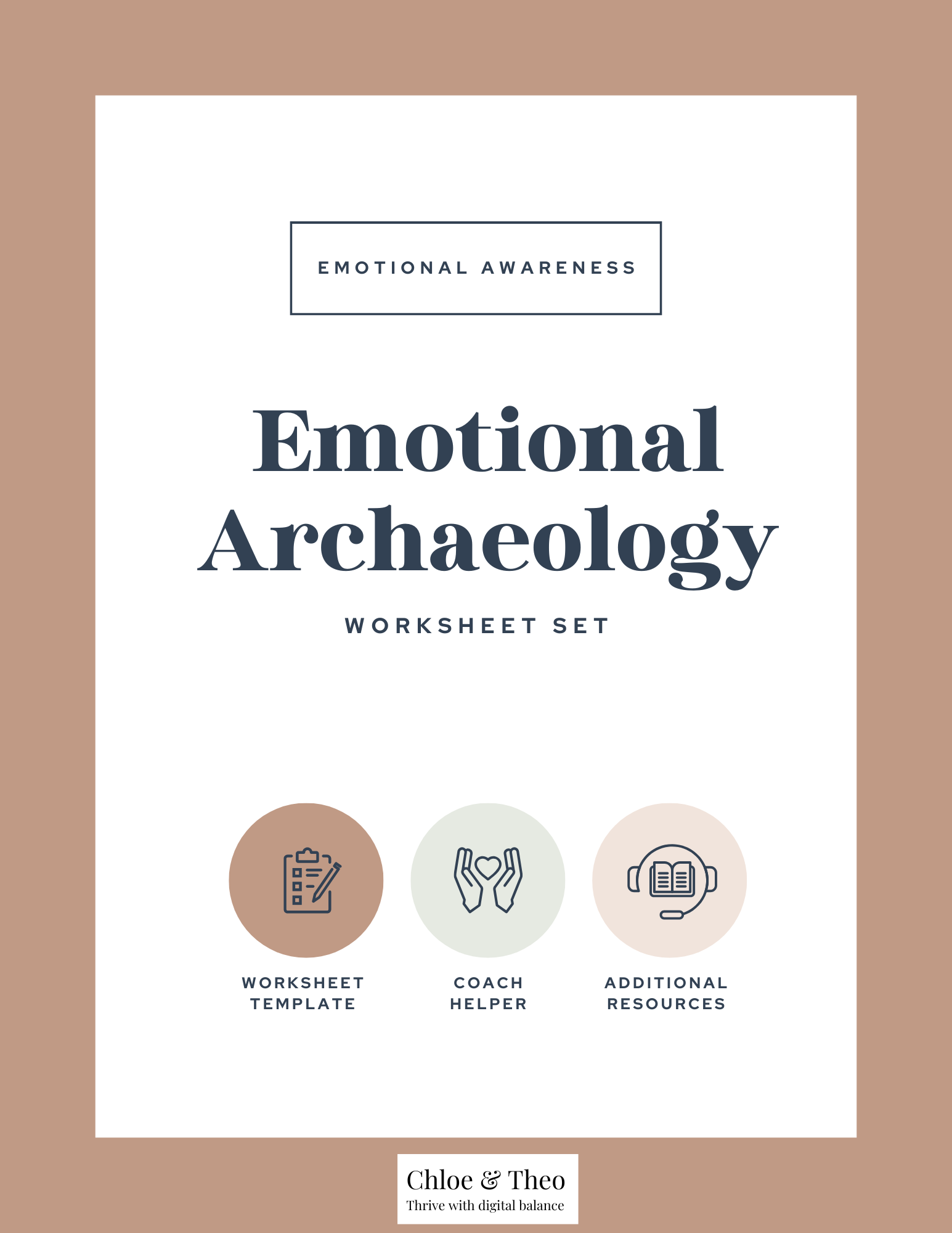 Emotional Awareness Worksheets Bundle 