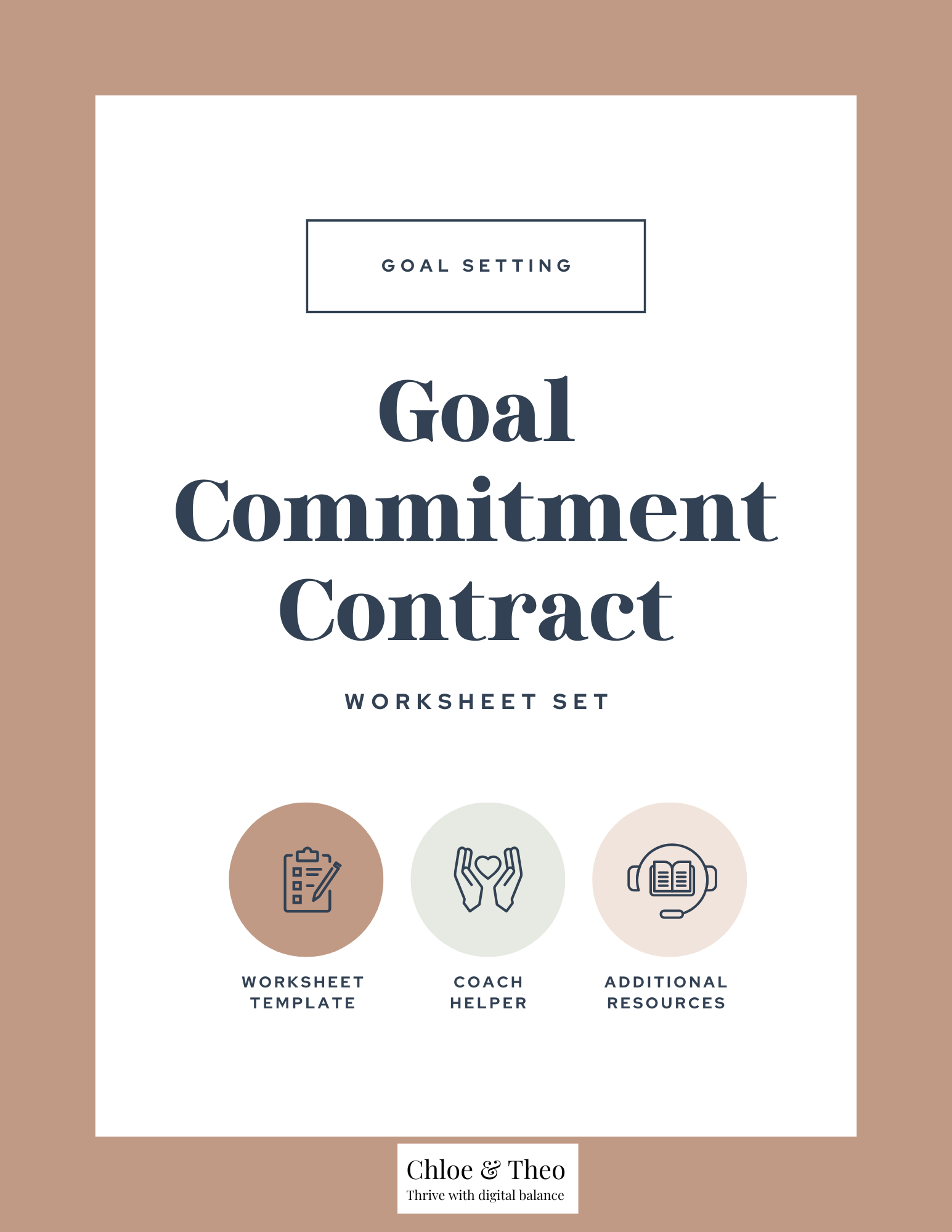 Goal Setting Worksheet Bundle