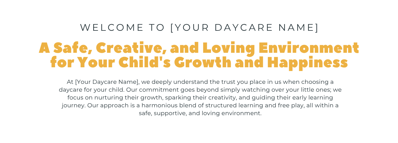 Daycare Cantre Website Template 