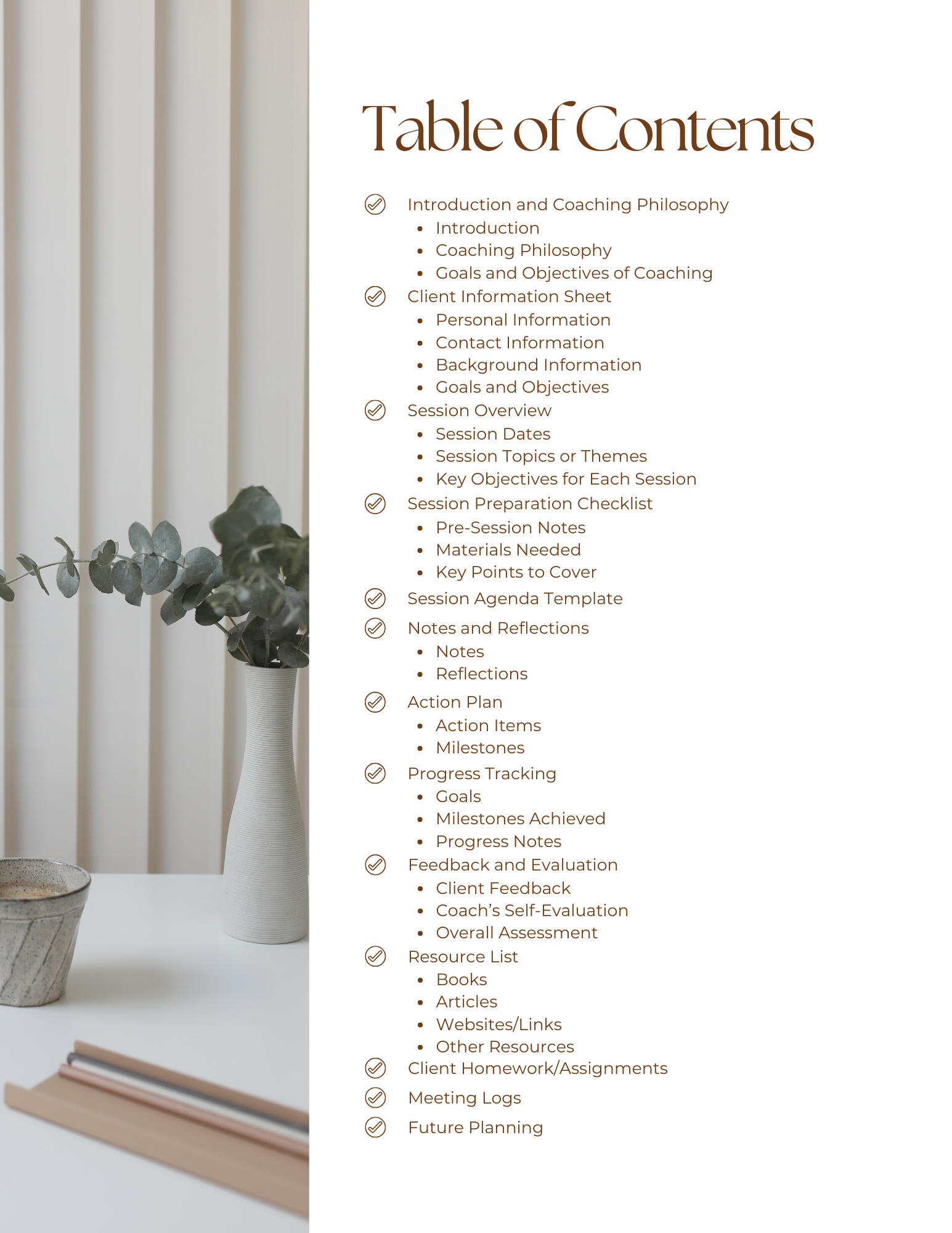 Coaching Session Planner