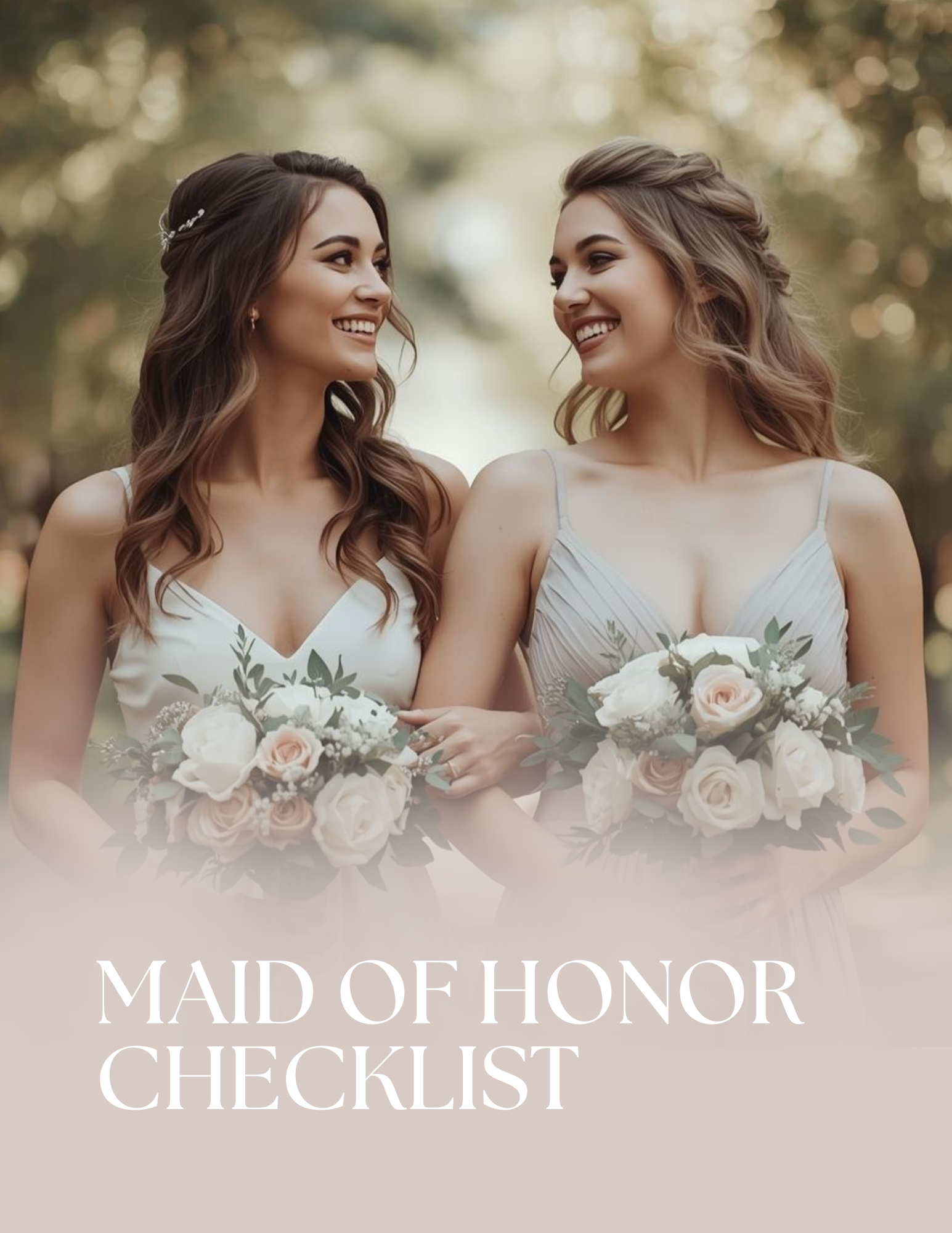 Maid of Honor Checklist