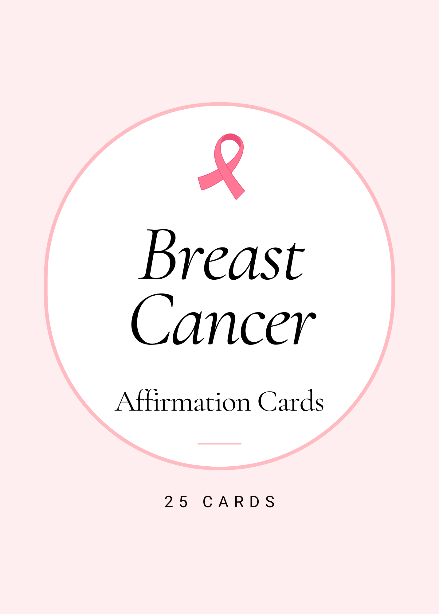 Breast Cancer Affirmation Cards