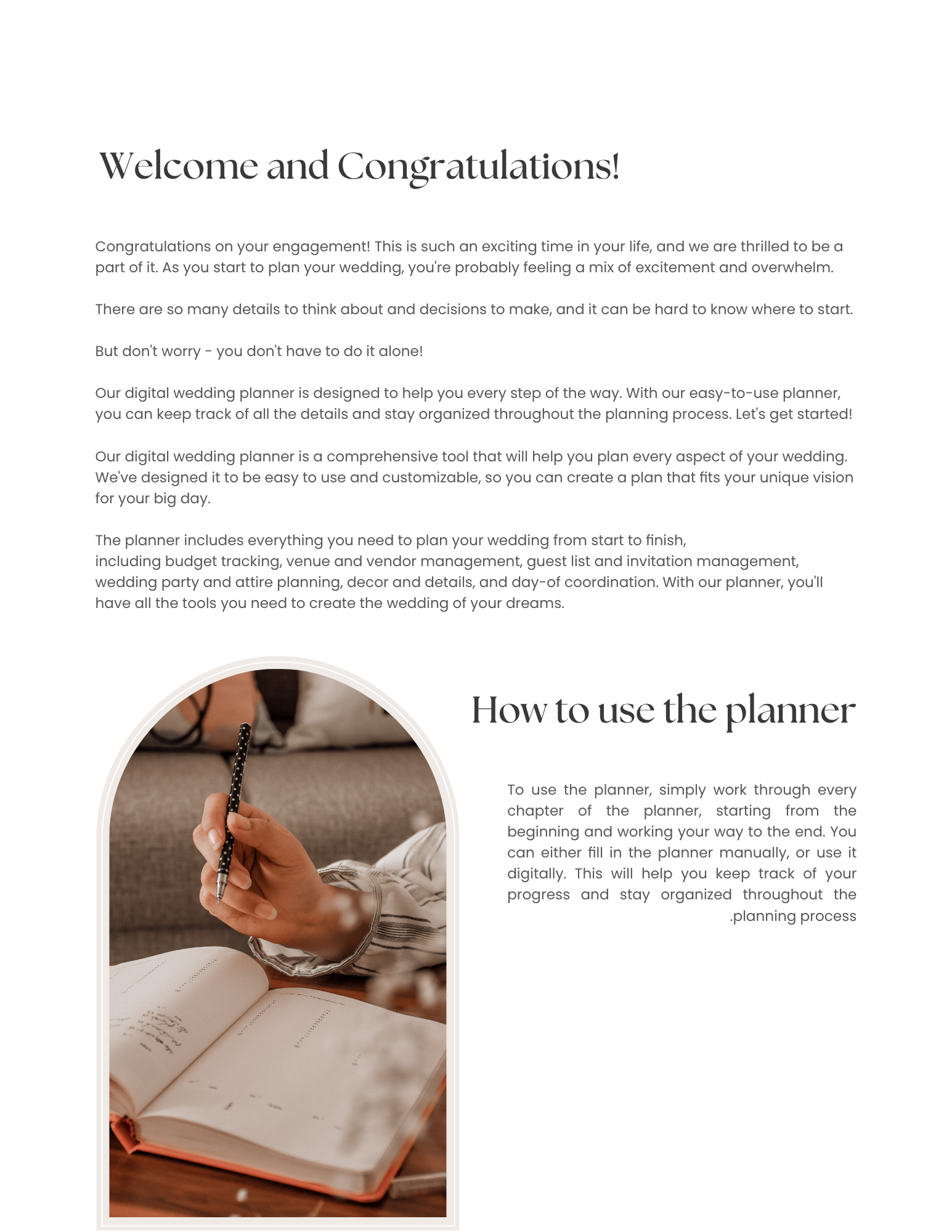 The Ultimate Wedding Planner