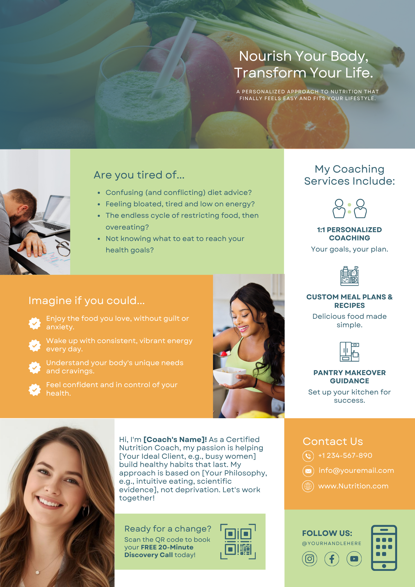 Nutrition Coach Flyer Template 