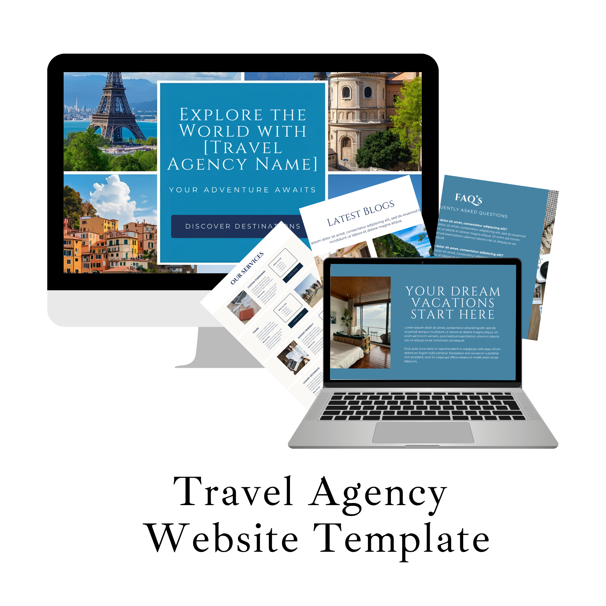 Travel Agency Website Template 