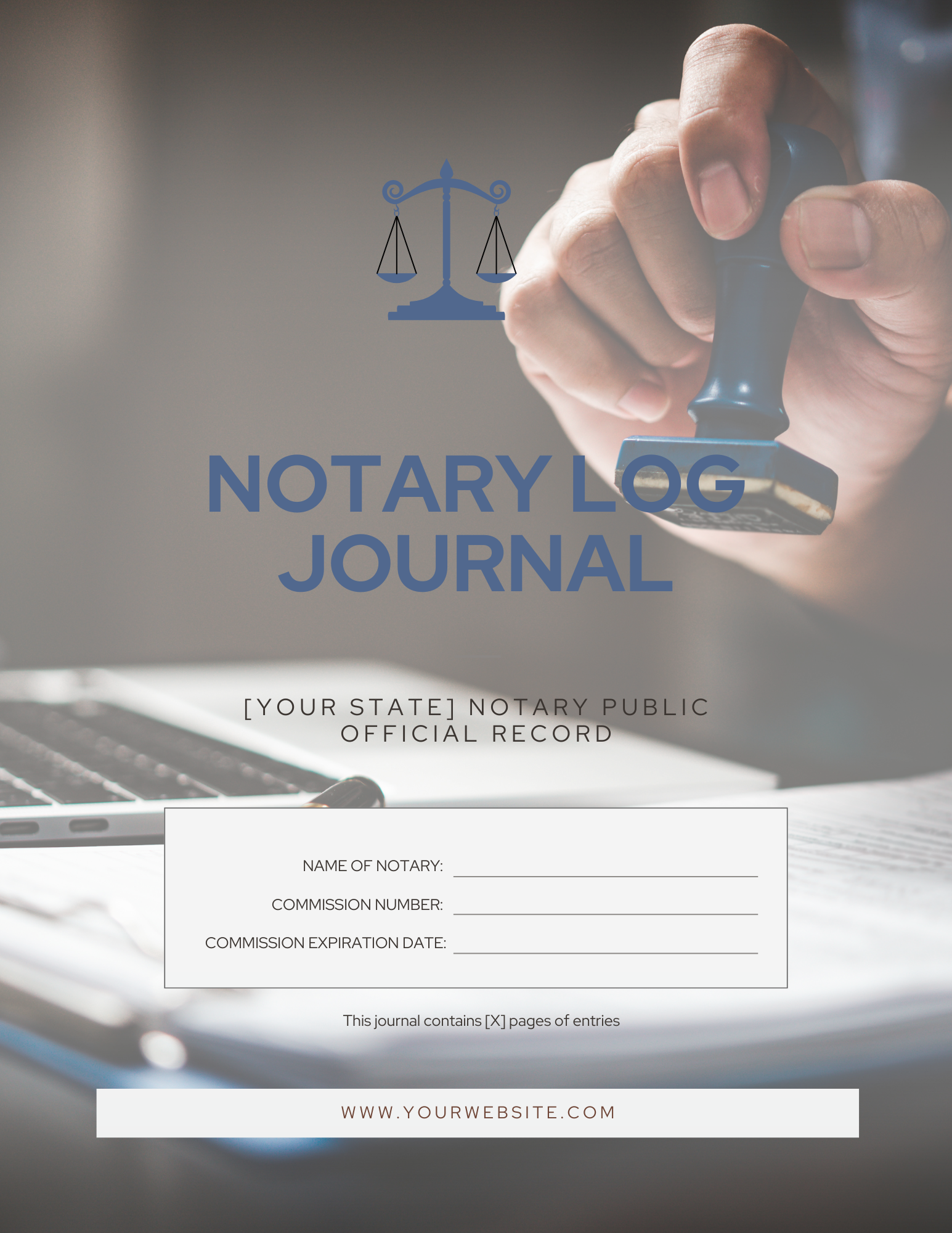 Notary Log Journal