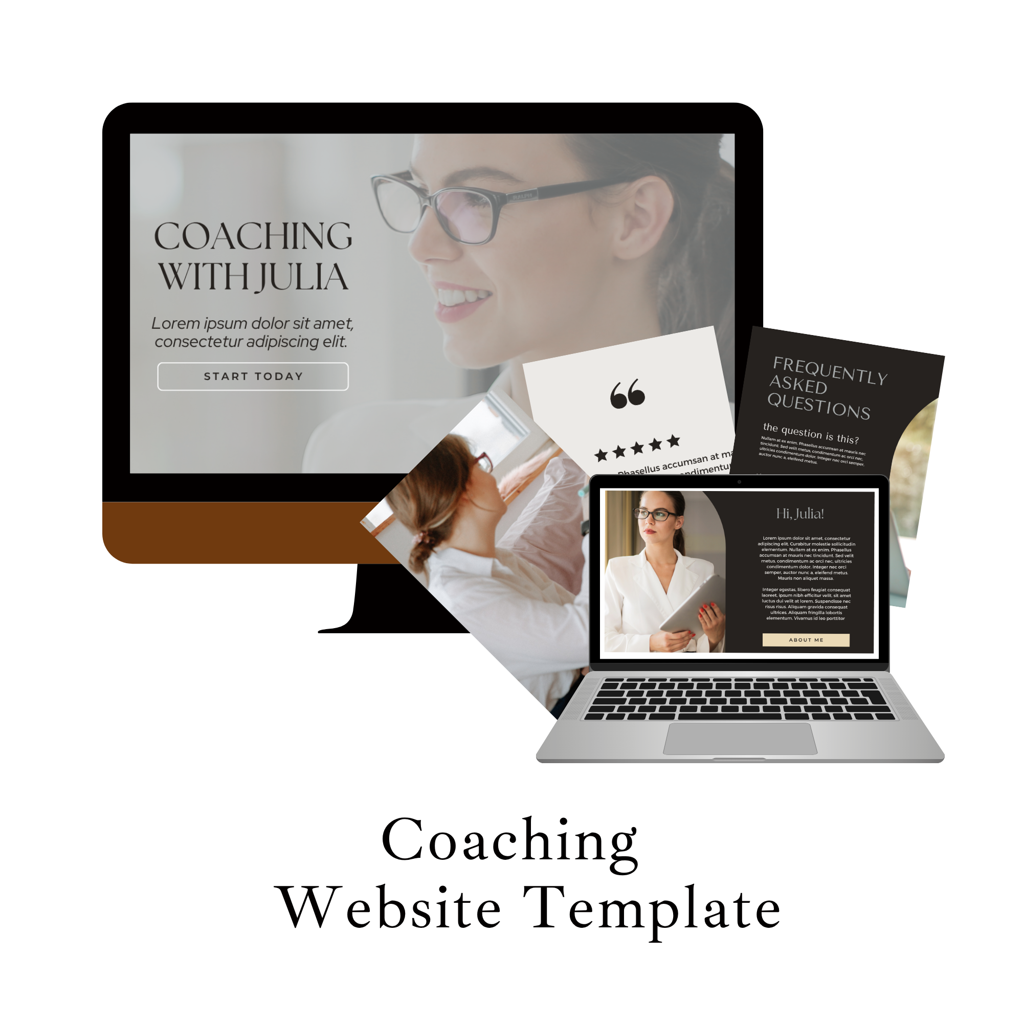 Coaching Website Template 