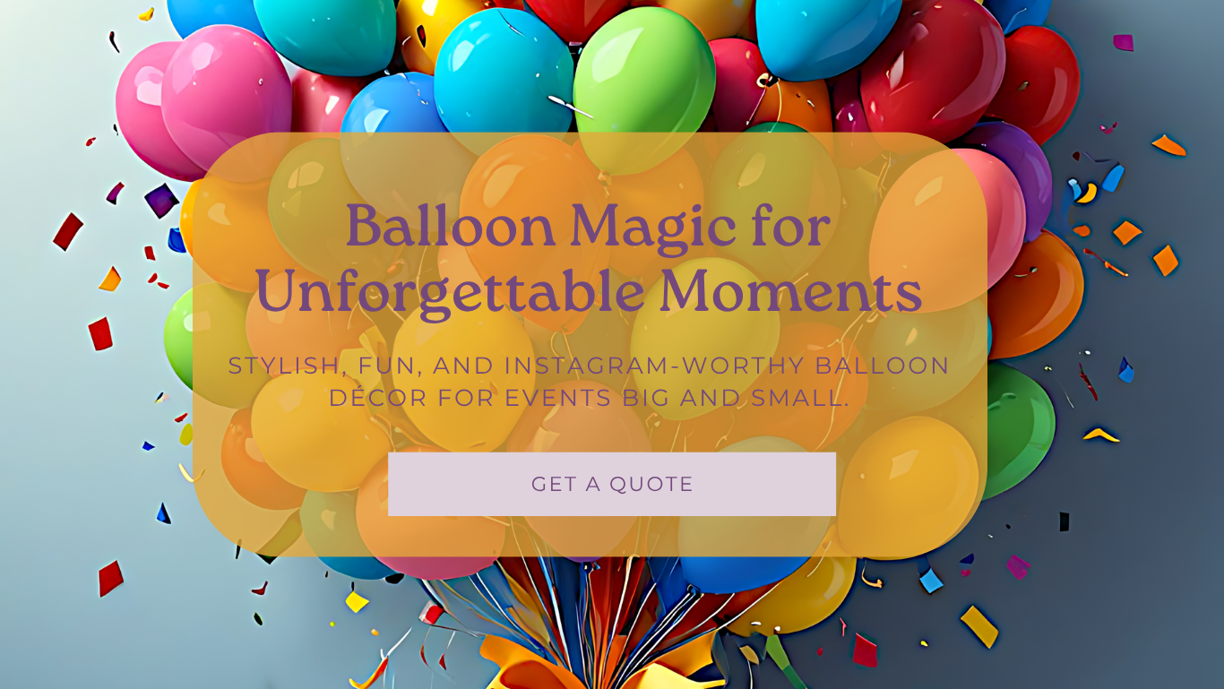 Balloon Artist Website Template 