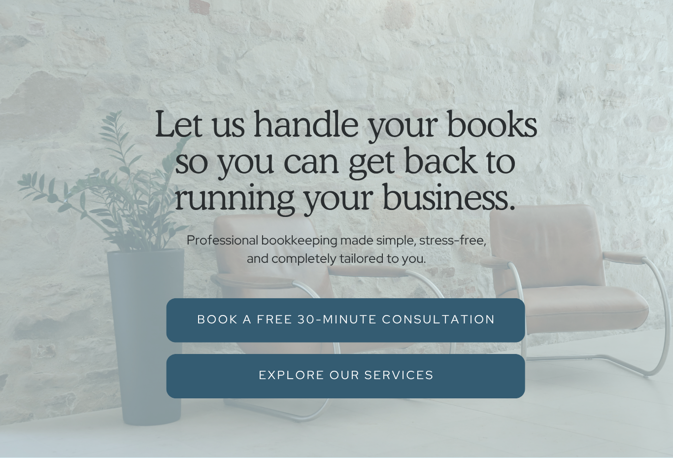 Bookkeeper Website Template 