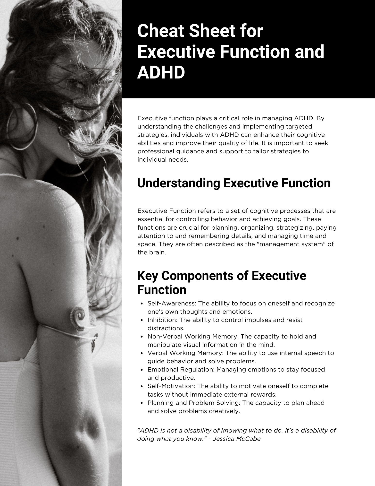 ADHD & Executive Functioning Worksheets