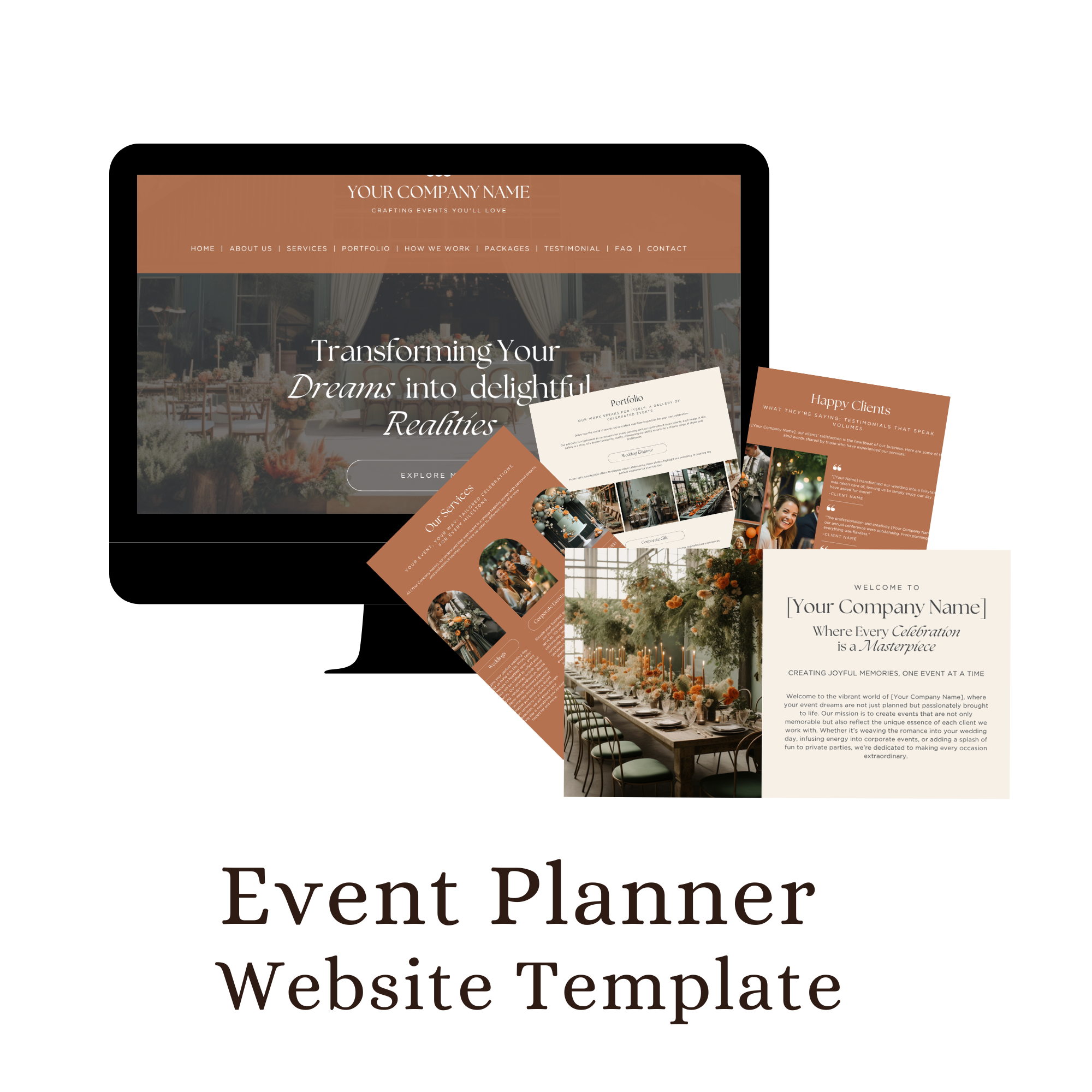 Event Planner Website Template