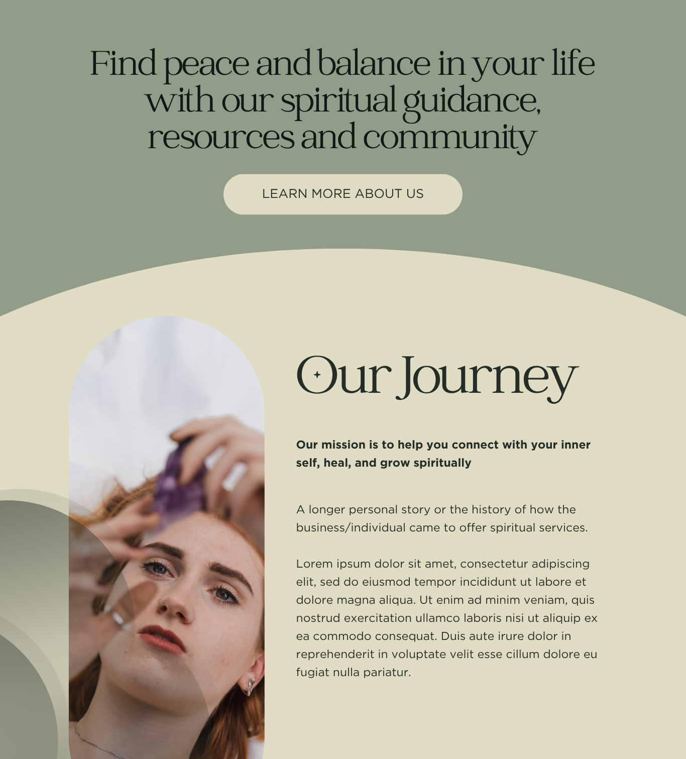 Spiritual Website Template 