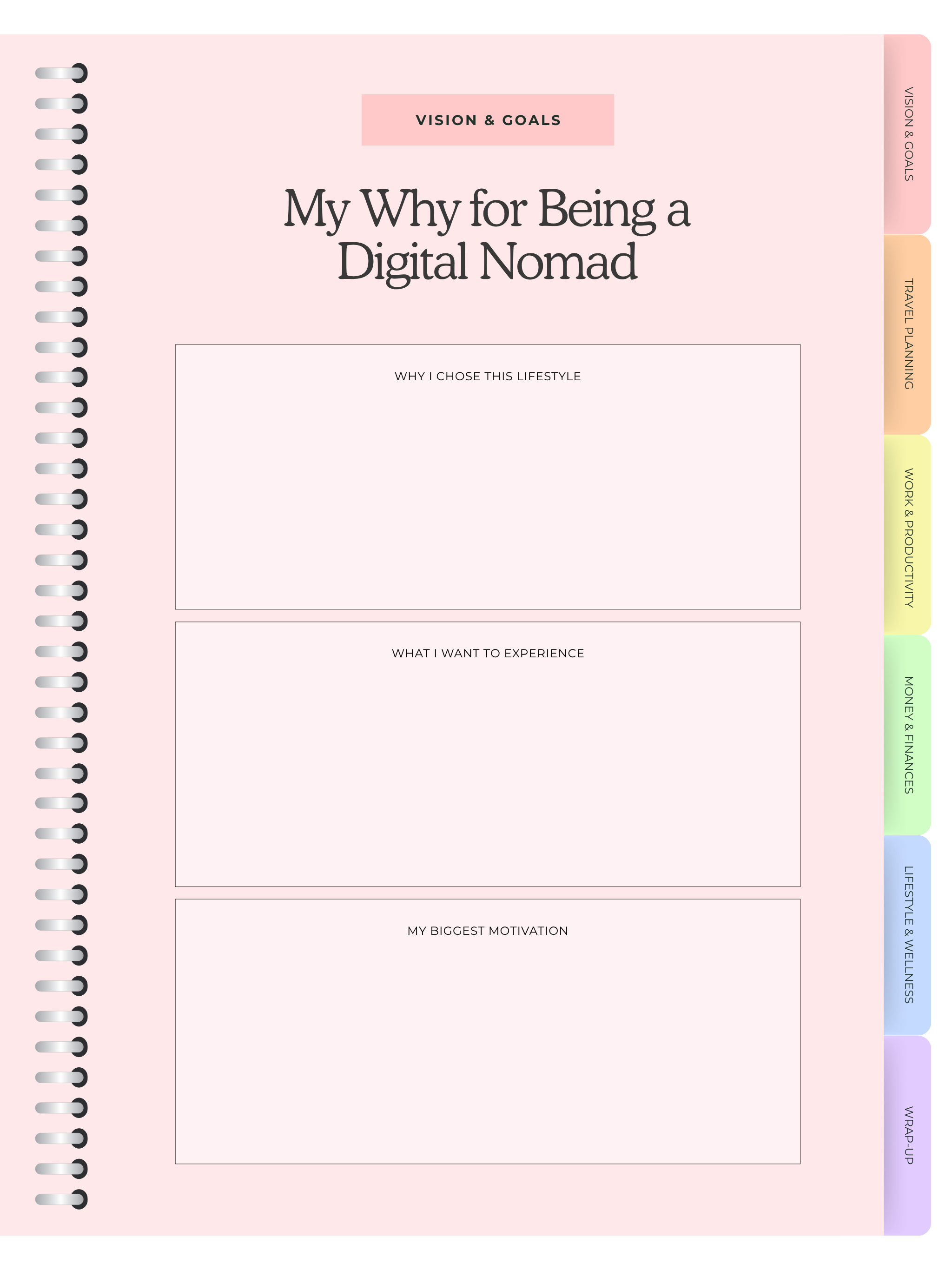 Digital Nomad Planner 