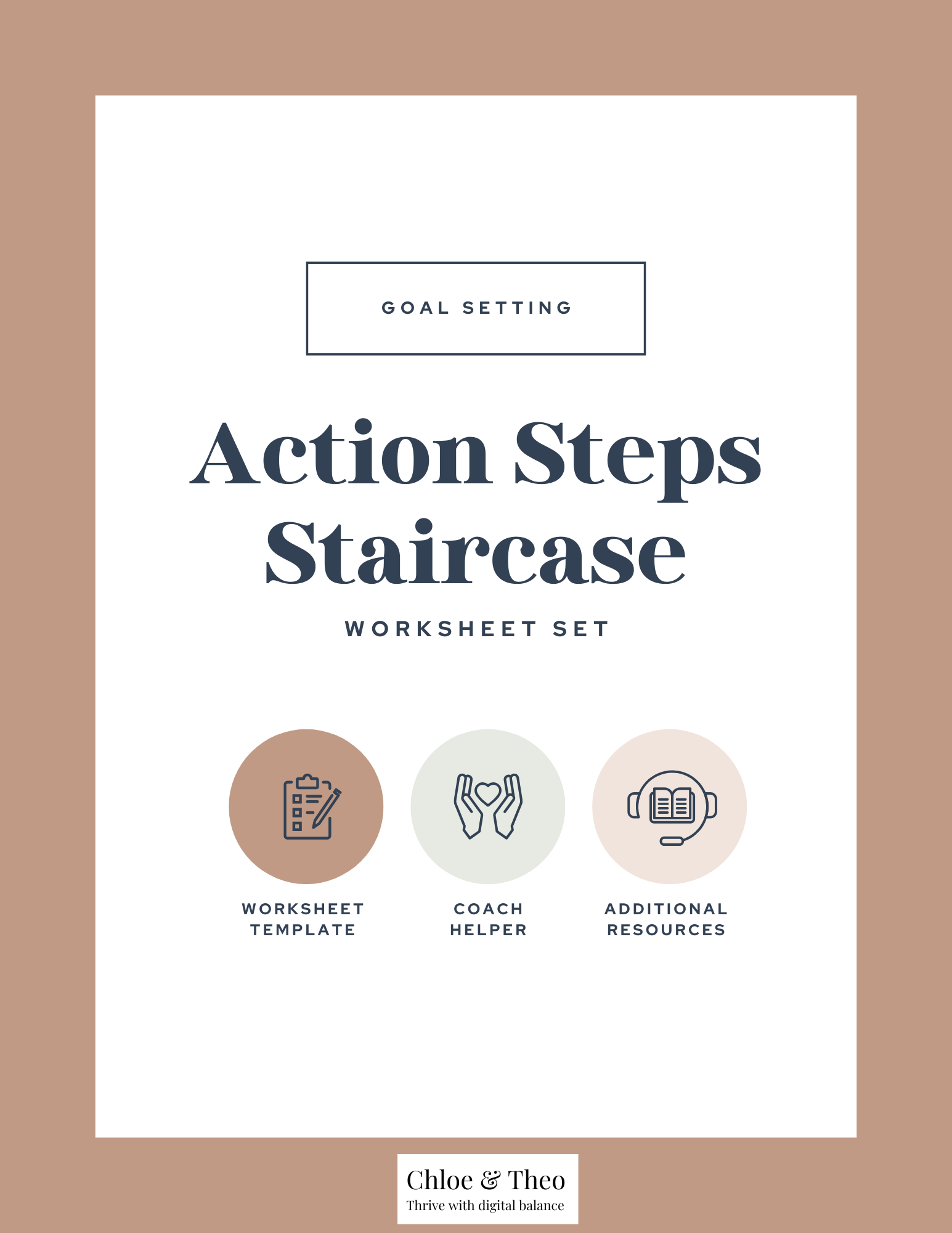 Goal Setting Worksheet Bundle