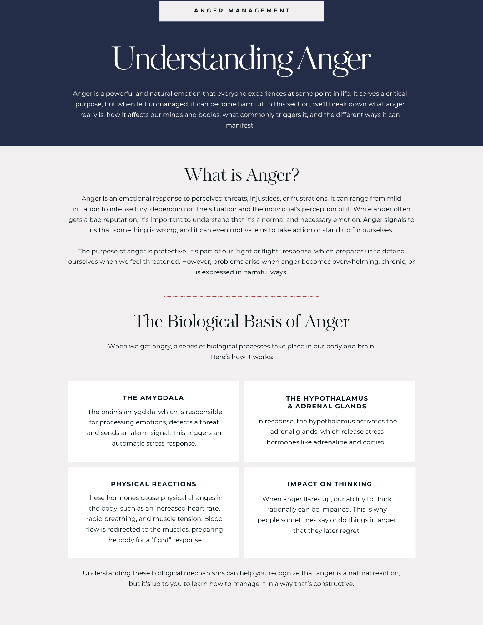 Anger Management E-book