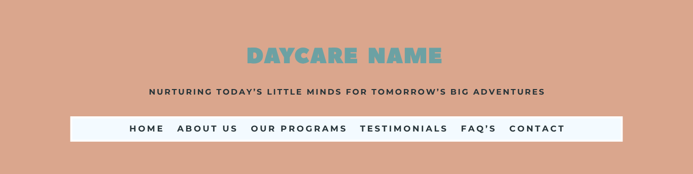 Daycare Cantre Website Template 