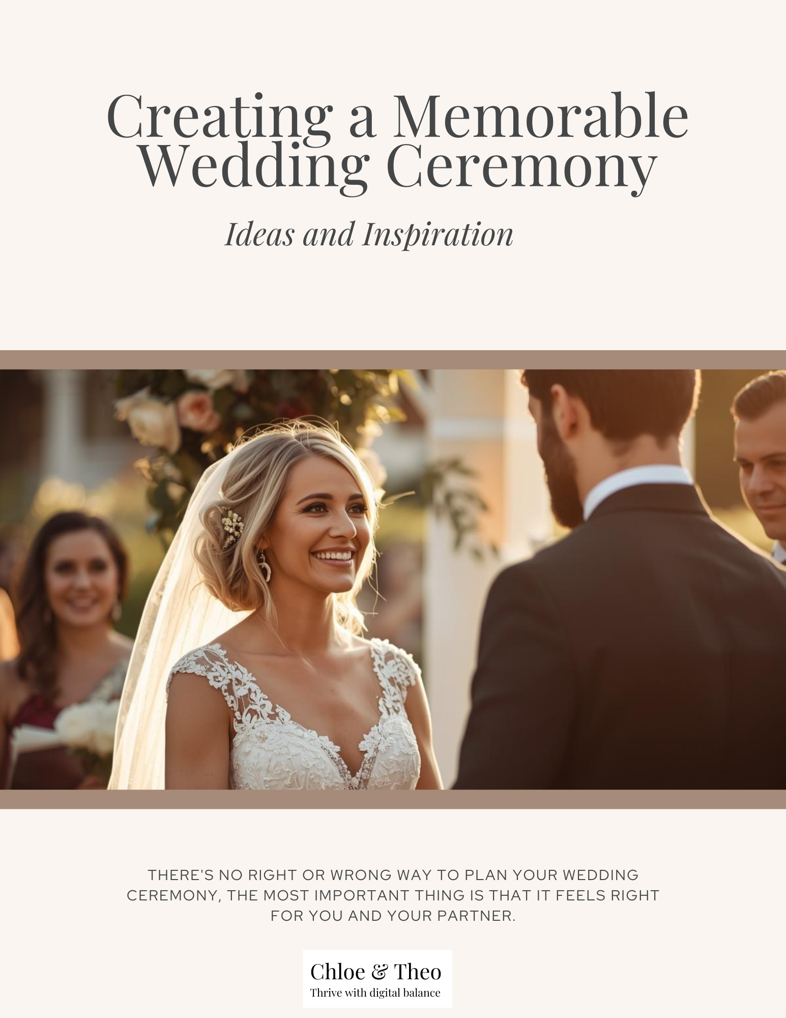 Creating a Memorable Wedding Ceremony Booklet