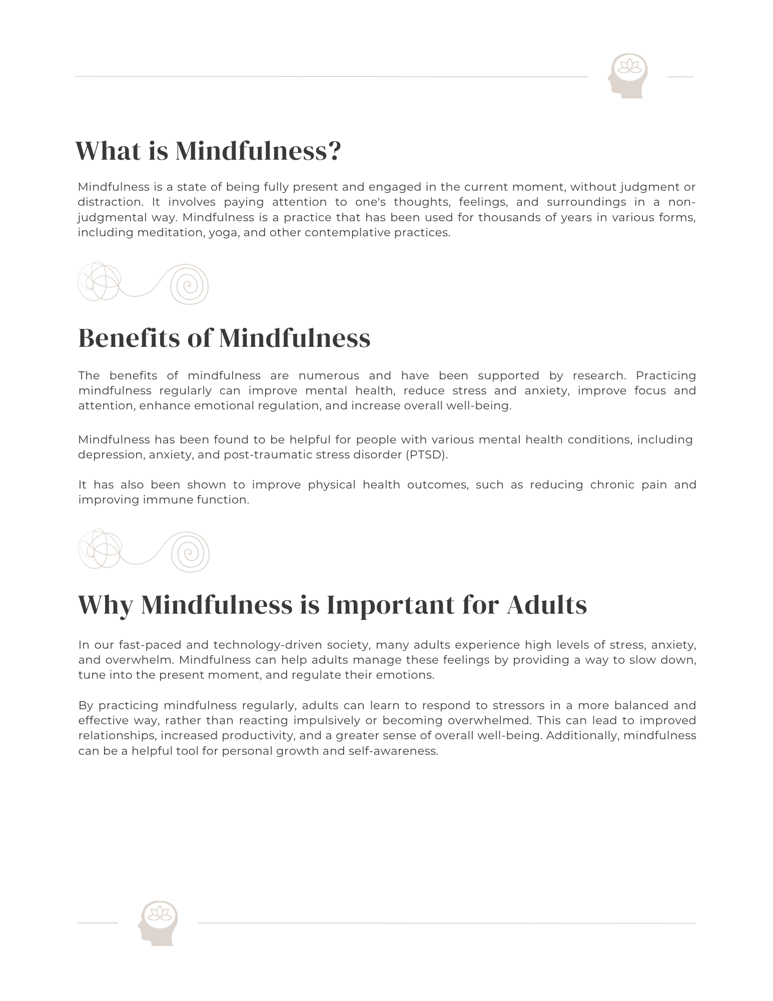 Mindfulness Workbook & Journal 